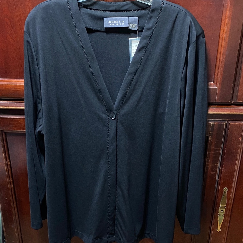 Lane Bryant vintage Black long sleeve Cardigan